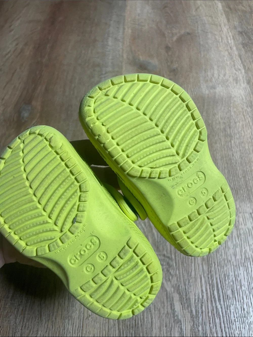 CROCS these neon